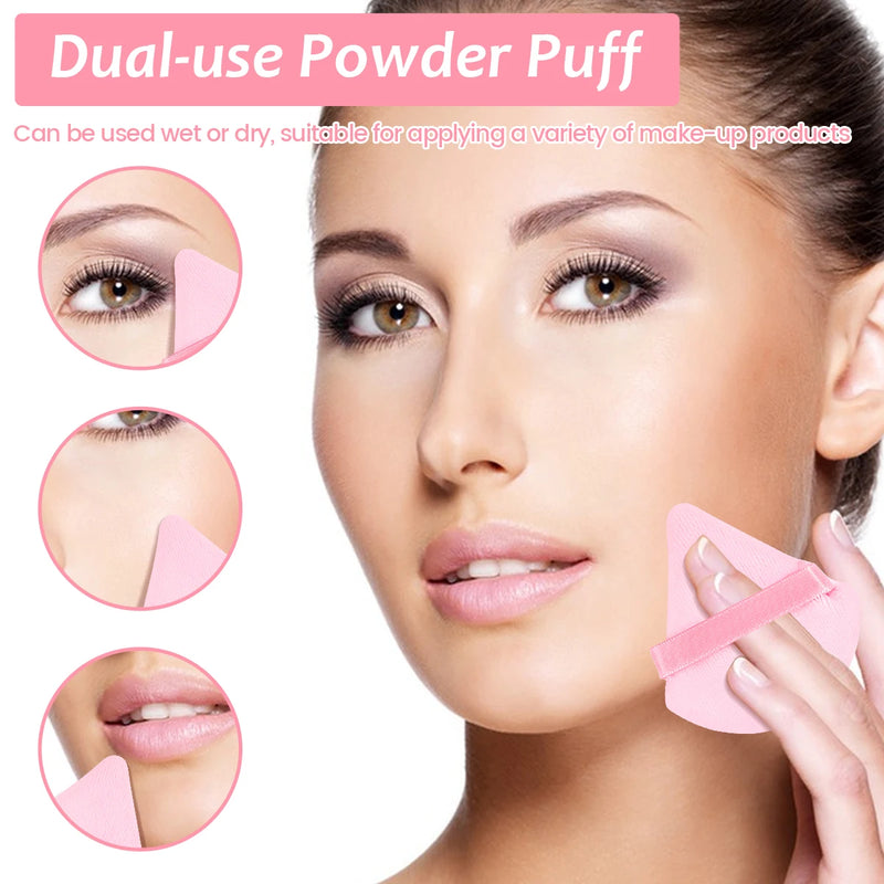 Kit Maquillaje Profesional con Brochas, Puffs y Estuche